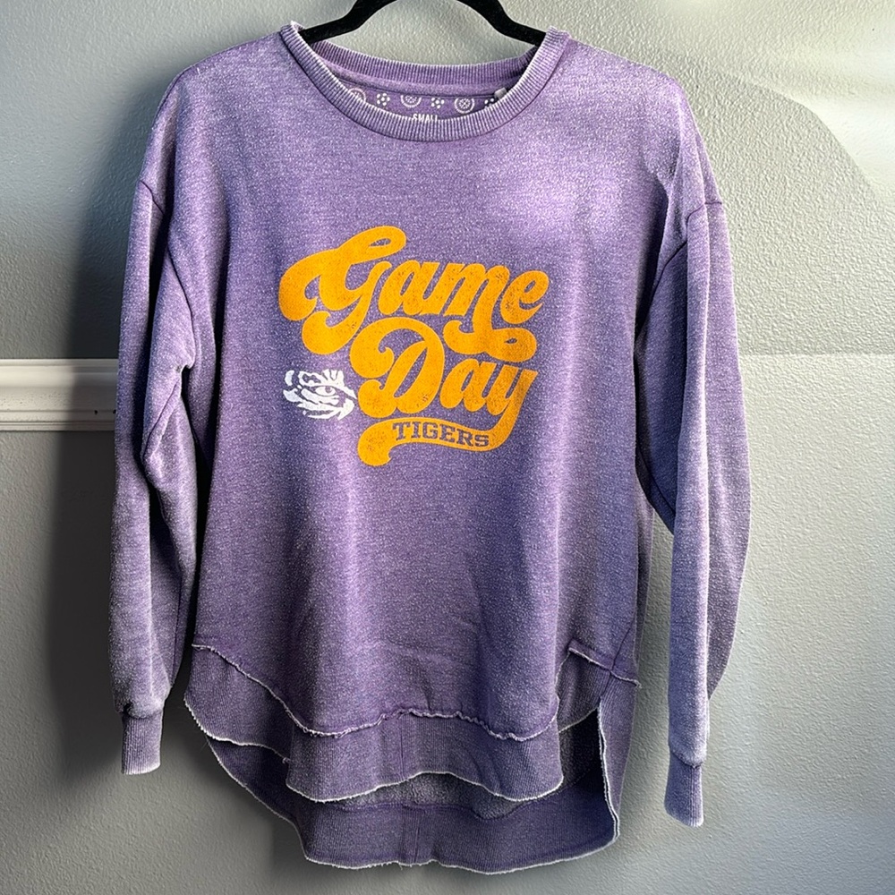 LSU game day crew sweatshirt #408
